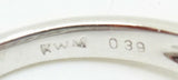 Fine Platinum Genuine Natural Ruby and Diamond Ring (#J3259)