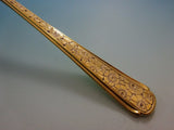 Old Brocade Gold by Towle Sterling Silver Flatware Set For 6 Service Vermeil