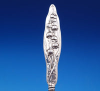 Lily of the Valley by Whiting Sterling Silver Nail File Flat Handle WS 7" #7667