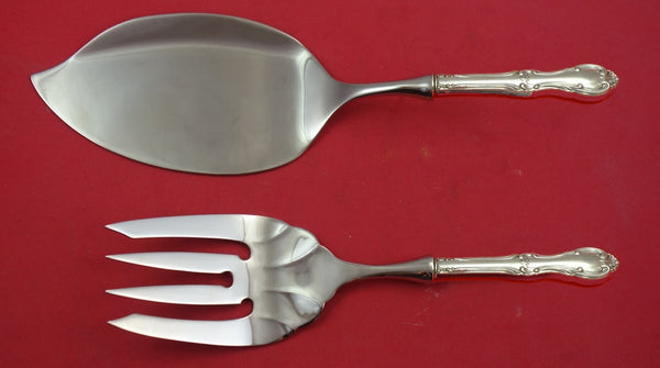 Joan of Arc by International Sterling Silver Salmon Serving Set Fish Custom Made