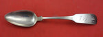 Basket of Flowers by Various Makers Coin Silver Serving Spoon 8 3/4"