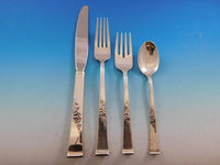 Classic Rose by Reed & Barton Sterling Silver Flatware Set 8 Service 45 Pieces