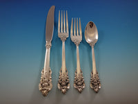 Grande Baroque by Wallace Sterling Silver Flatware Set for 48 Service 303 Pcs