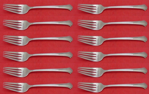 Chippendale by Towle Sterling Silver Salad Fork Set 12 pieces 6 5/8"