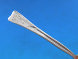 Lap Over Edge Acid Etched by Tiffany Sterling Silver Teaspoon Lily Flower 6"