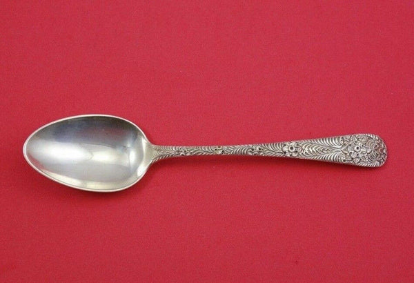 Antique Engraved by Tiffany and Co Sterling Silver Place Soup Spoon 7 1/8"