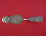 Sami Scandinavian Swedish .830 Silver Pie Server BC w/ Reindeer People Skis GW
