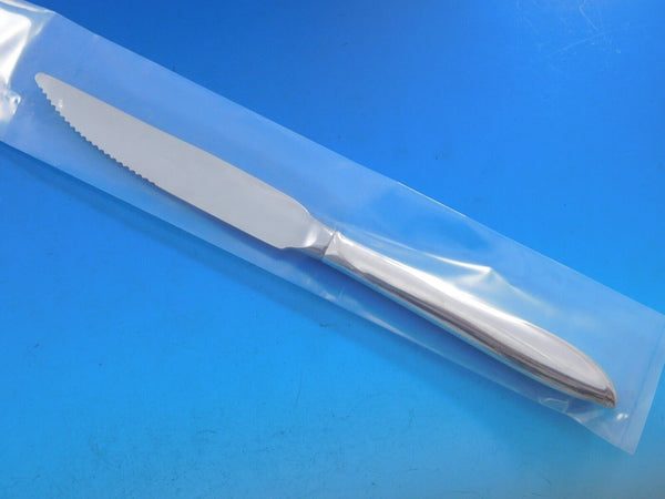 Silver Rhythm by International Sterling Silver Steak Knife Serrated HHWS Custom