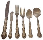French Scroll by Alvin Sterling Silver Flatware Set For 8 Service 52 Pieces