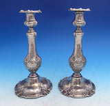 Francis I by Reed and Barton Sterling Silver Candelabra Pair #570A Bobeche #8516