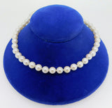 Akoya 6.5mm Saltwater Pearl Strand Necklace with 14k White Gold Clasp (#J4181)