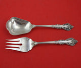 Masterpiece by International Sterling Silver Salad Serving Set 2pc Orig 8 3/4"