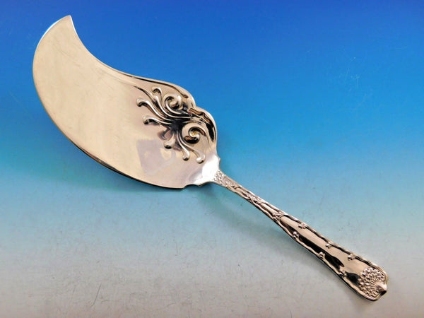 Wave Edge by Tiffany and Co Sterling Silver Ice Cream Slice Decorated 11 3/8"