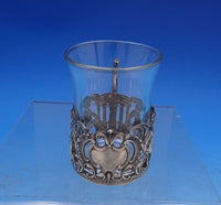 W. Mammatt and Son English Estate Sterling Silver Cup Holder w/Glass Liner #6958