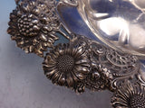 Chrysanthemum Dominick & Haff Sterling Silver Fruit Bowl #1062 12" 20.8ozt #8682