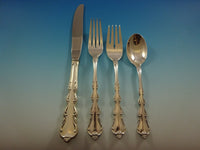 Angelique by International Sterling Silver Flatware Set Service For 24 Huge