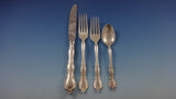 Rose Tiara by Gorham Sterling Silver Flatware Set for 8 Service 34 Pieces