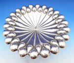 Torv Vedve Hungarian .800 Silver Bowl Hammered Teardrop Design w/Sunburst #8576
