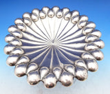 Torv Vedve Hungarian .800 Silver Bowl Hammered Teardrop Design w/Sunburst #8576