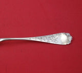 Victoria #80 by Wood and Hughes Sterling Silver Berry Spoon Light GW Flowers 9"