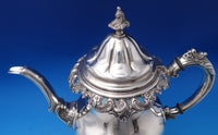 Grande Baroque by Wallace Sterling Silver Tea Set 6pc #4850-9 (#7467)