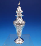 Floral by Shreve Sterling Silver Salt Dip and Pepper Shaker Set 2pc (#7768)