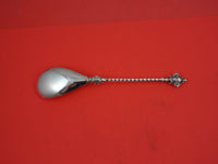 German Sterling by Various Makers Preserve Spoon GW .800 silver twisted 8 1/8"