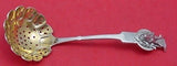 Saxon Stag by Gorham Sterling Silver Sugar Sifter Gold Washed 6 3/8"