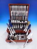 Tudor Scroll by Birks Sterling Silver Flatware Set 12 Service 140 pieces Dinner
