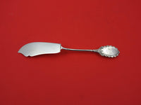 Grecian by Gorham Sterling Master Butter flat handle brite-cut engraved 7 3/8"