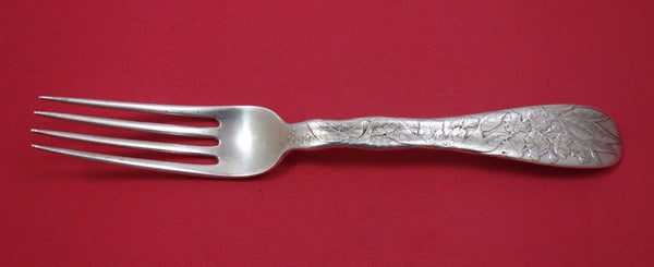 Lap Over Edge Acid Etched by Tiffany & Co. Sterling Silver Dinner Fork Laurel
