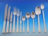 Prince Harald by Marthinsen Norway 830 Silver Flatware Set Service 96 Pc Modern