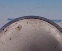 Matthews Co Sterling Silver Child's Bowl Acid Etched w/Kewpie and Bushes (#7661)