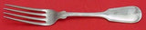 Fiddle Thread by Shiebler Sterling Silver Regular Fork 7"