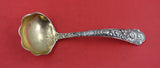 Cluny by Gorham Sterling Silver Gravy Ladle  gold wash 7 1/4"