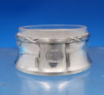 .800 Silver Salt Dip with Removable Glass Liner 2" x 1" (#7394)