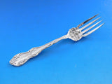 Old English by Towle Sterling Silver Salad Fork with Flowers 6"