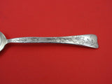 Lap Over Edge Acid Etched By Tiffany Sterling Teaspoon w/ poinsettia  6"