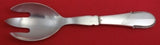 Beaded by Georg Jensen Sterling Silver Salad Serving Fork HH w/ Stainless 7 1/2"