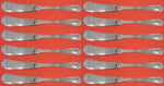 Louis XIV by Towle Sterling Silver Butter Spreader flat handle Set 12 pcs