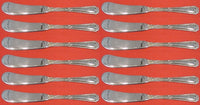 Louis XIV by Towle Sterling Silver Butter Spreader flat handle Set 12 pcs