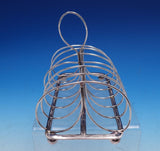 English Sterling Silver Toast Rack 5 1/2" x 6" x 4" (#7883)