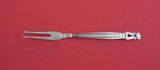 Acorn by Georg Jensen Sterling Silver Pickle Fork 2-Tine w/ barbs 6 5/8"