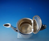 Michelsen Sterling Silver Danish Coffee Set 3pc w/ Wood Handle / Finial (#5130)