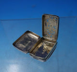 John Shaw English Georgian Sterling Silver Vinaigrette GW Pierced Flowers #5683