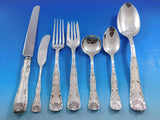 Wave Edge by Tiffany and Co. Sterling Silver Flatware Set 12 Service 85 pieces