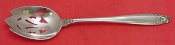 Prelude by International Sterling Silver Serving Spoon Pierced Original 8 1/2"