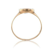 10k Yellow Gold Men's Ring Enamel Cross Deer / Elk Size 11.5 Jewelry (#J6641)