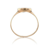 10k Yellow Gold Men's Ring Enamel Cross Deer / Elk Size 11.5 Jewelry (#J6641)