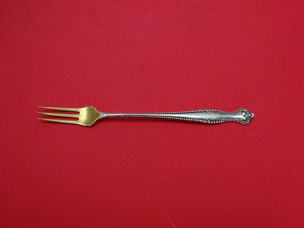 Canterbury by Towle Sterling Silver Cocktail Fork Gold Washed 6 1/8"